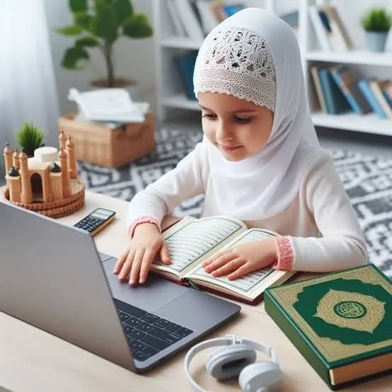 Sister Learning Quran